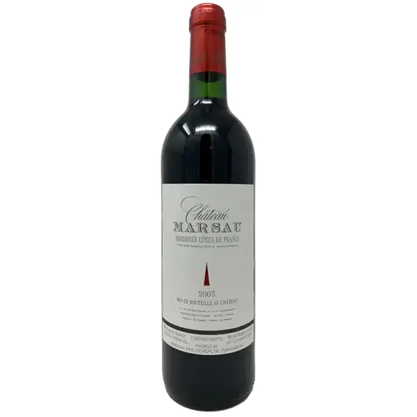 2003 Chateau Marsau, Francs-Cotes de Bordeaux