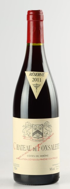 2011 Chateau de Fonsalette, Cotes du Rhone, Rouge