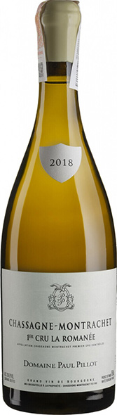 2018 Domaine Paul Pillot, Chassagne-Montrachet Premier Cru, La Romanee