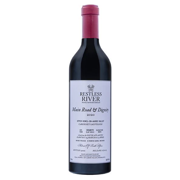 2020 Restless River, Main Road Dignity Cabernet Sauvignon, Walker Bay